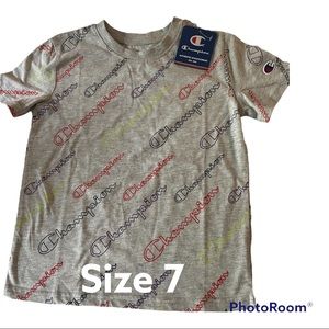 Champion Boys/Girls Shirt Sz 7 NEW